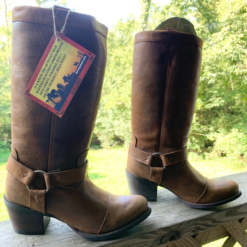 Ladies Durango cowboy/engineer boots size 7.
